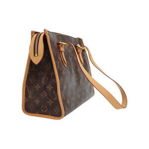 Louis Vuitton Brown Popincourt Shoulder Bag Leather Monogram